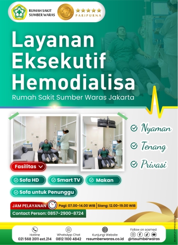 Nyaman, Tenang dan Privasi bersama Layanan Eksekutif Hemodialisa